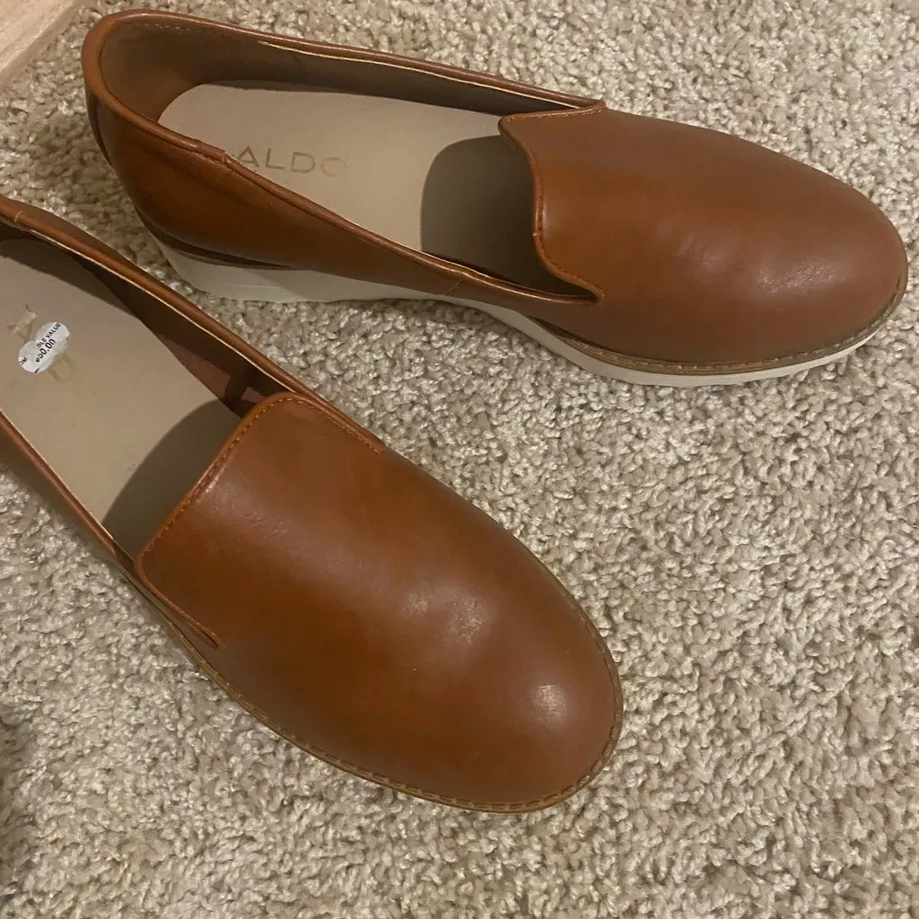 Aldo Leather Loafers Size 6.5 - Image 5