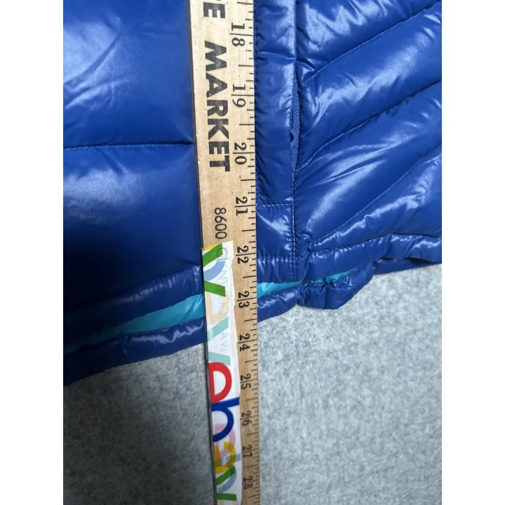 Bernardo Large Womens Vest Goose Down Puffer Blue Sleeveless Zip Packable - Image 6