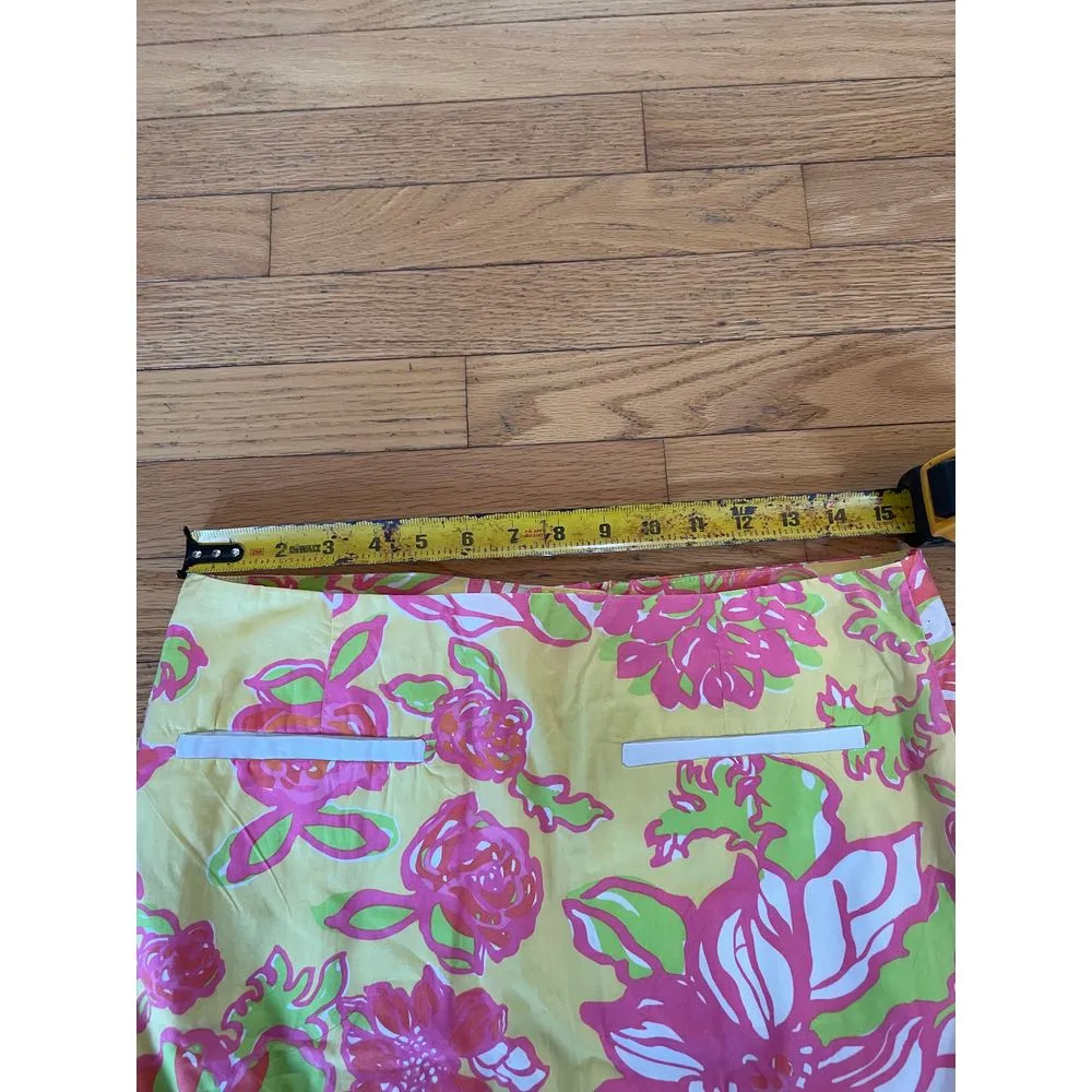 Lilly Pulitzer starfruit mini skirt size 6‎ - Image 2