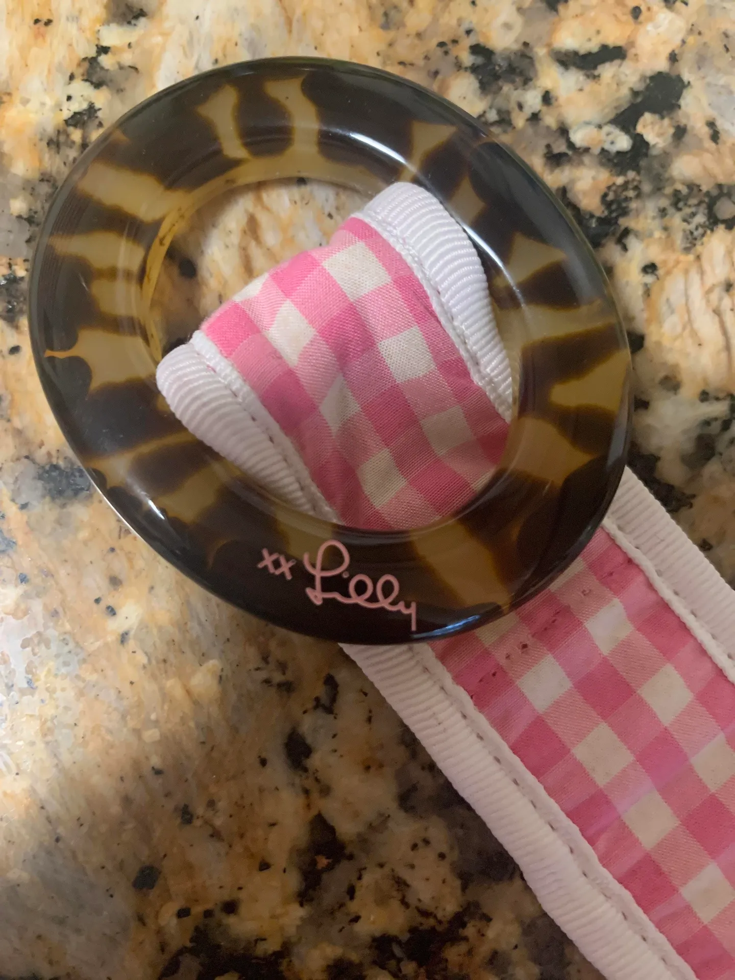 Lily Pulitzer Gingham Belt  - Image 2