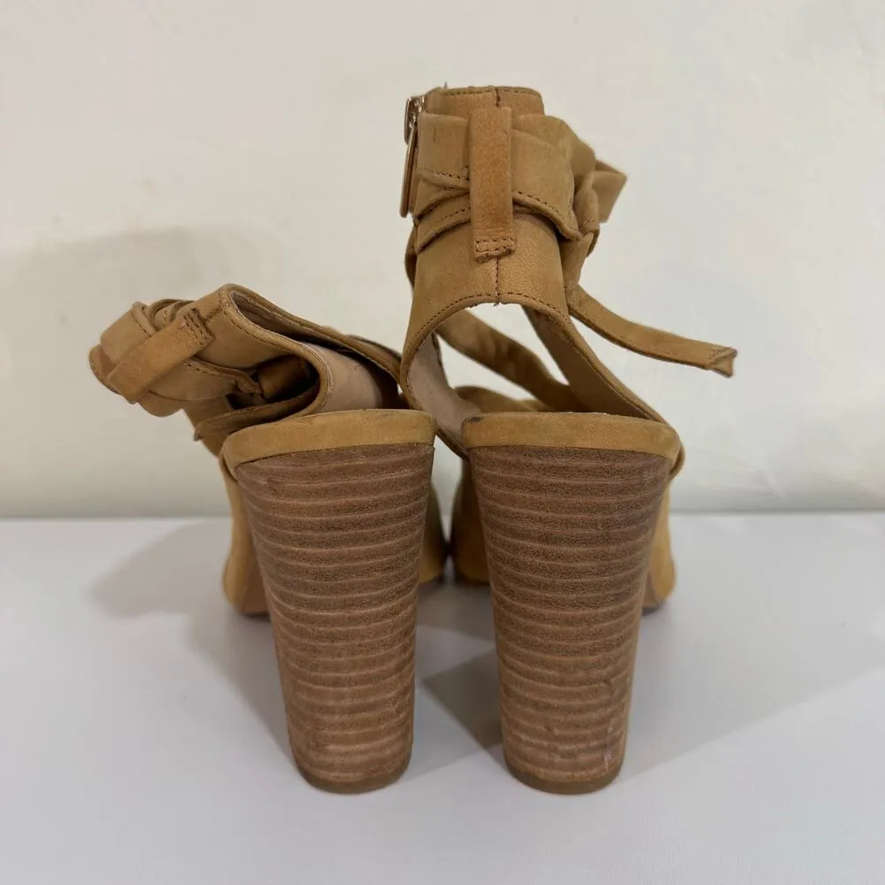 Vince Camuto Sammson Sandal Heels Tan Size 9.5 - Image 5