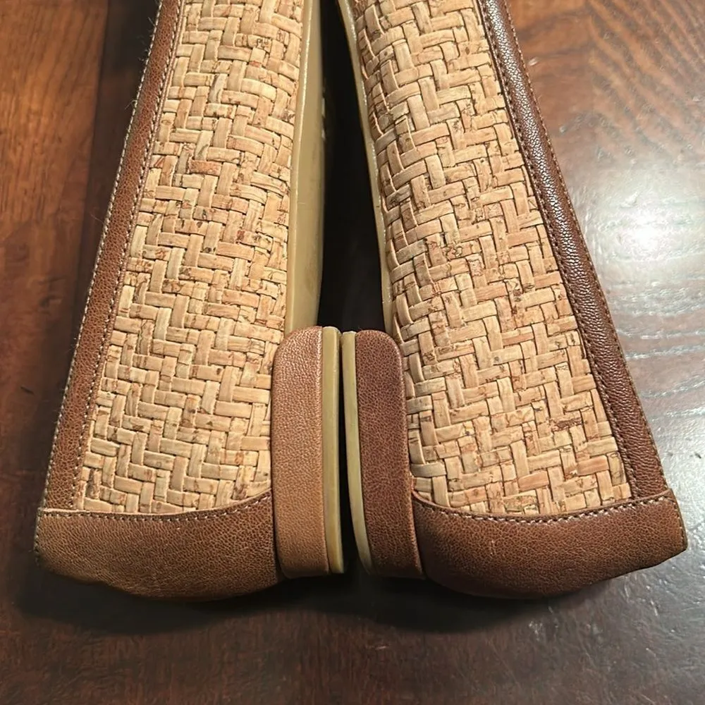 Stuart Weitzman Tan Candy Cork Flat Shoes(6.5M) - Image 7