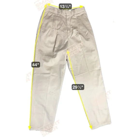 Eddie Bauer Women 10‎ Petite Pleated Khakis Pants Tweed Preppy Business Casual - Image 8