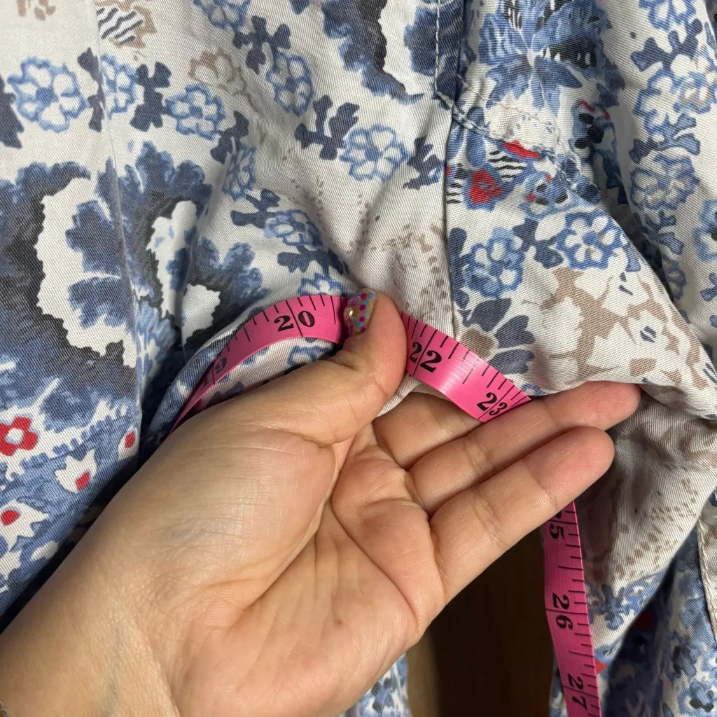 Free people women’s boho Floral Patterned Bomber Jacket size S - Image 6