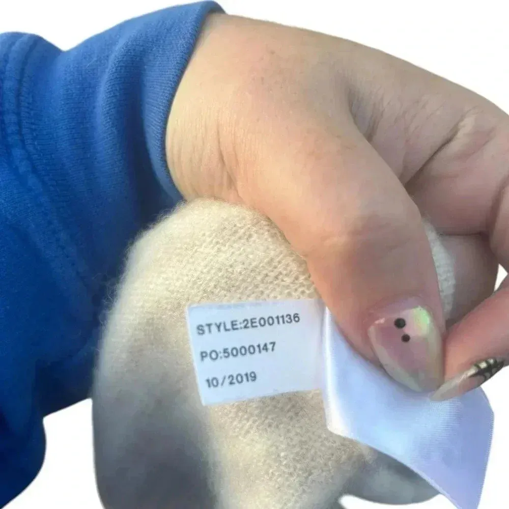 Vineyard Vines Ginny Striped Cashmere Crewneck Sweater w/ custom embroidery - Image 7