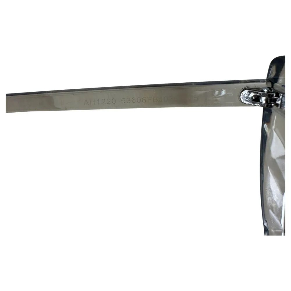 Betsey Johnson Clear Grey Plastic Heart Sunglasses - Image 2