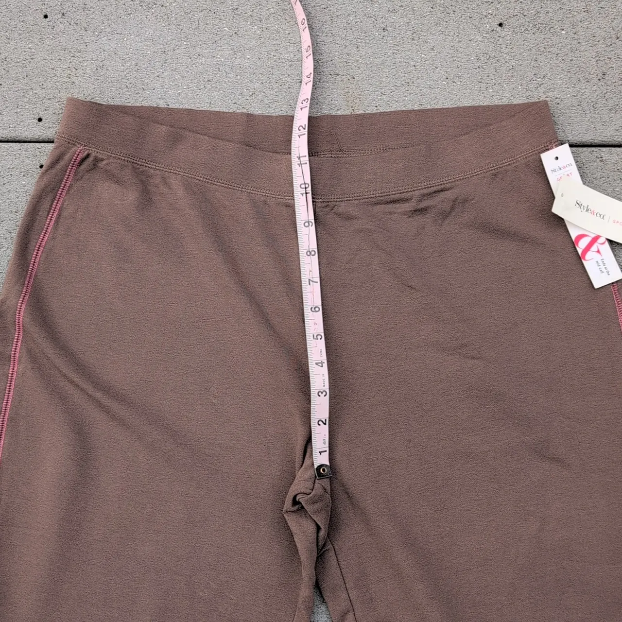 NWT Style & Co Sport Mid-Calf Loose Fit Capri Pants - Image 5