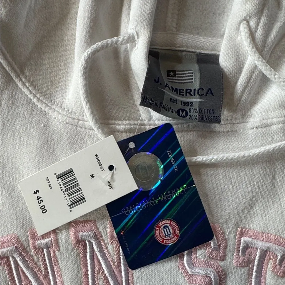 Women’s White Embroidered ‘Penn State’ Hoodie Officially Licensed Size M NEW - Image 9