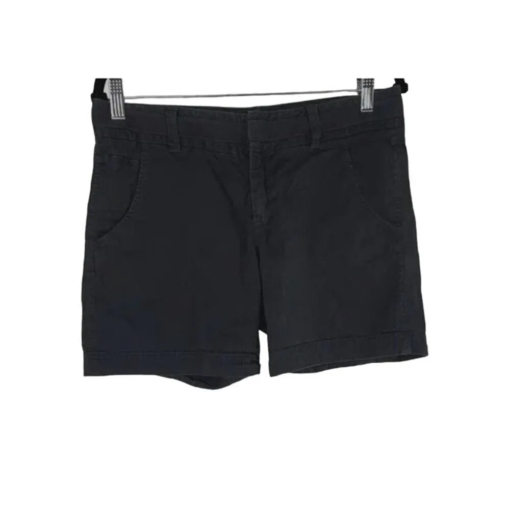 Athleta Relaxed Fit Cotton Cargo Bermuda Shorts Zip Clasp 5-Pockets 6 Grey #2808 - Image 11