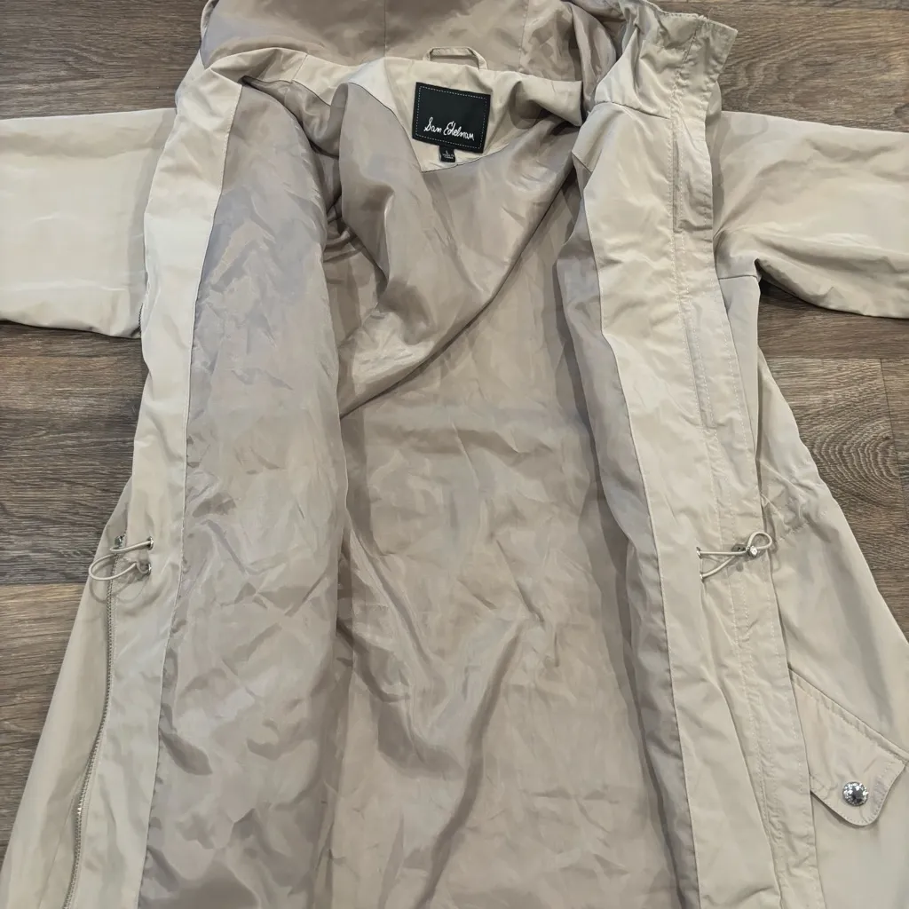 Sam Edelman Women’s Utility Lightweight Hooded Jacket – Tan – Size Large - Image 6