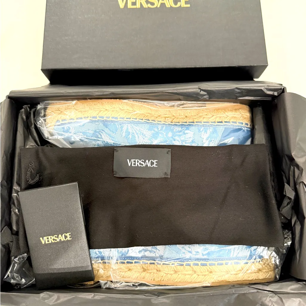 Versace Jacquard Espadrilles - Image 8