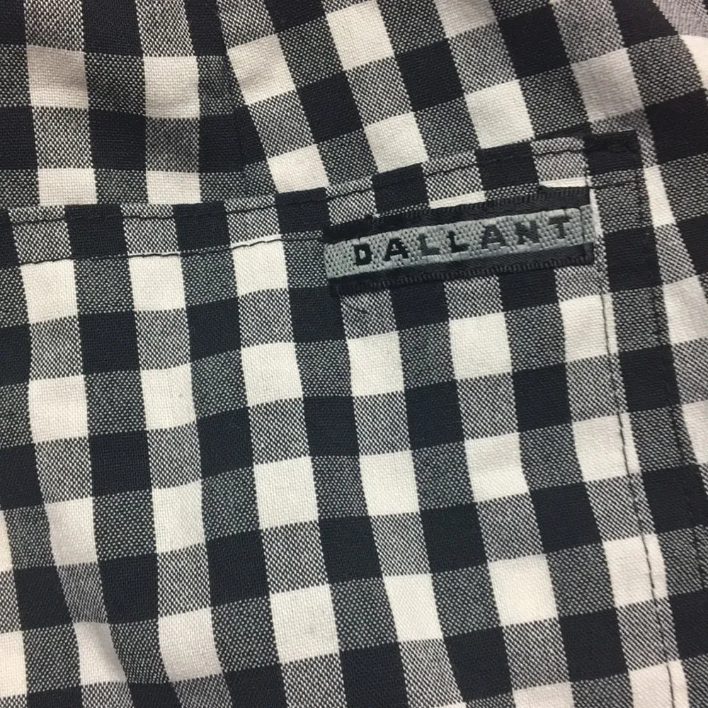 VINTAGE GINGHAM PLAID CROP PANTS Black Size 30 - Image 7