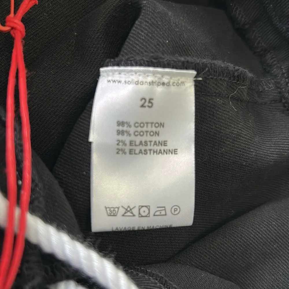 Solid & Striped Denim Sailor Shorts Black - Image 8