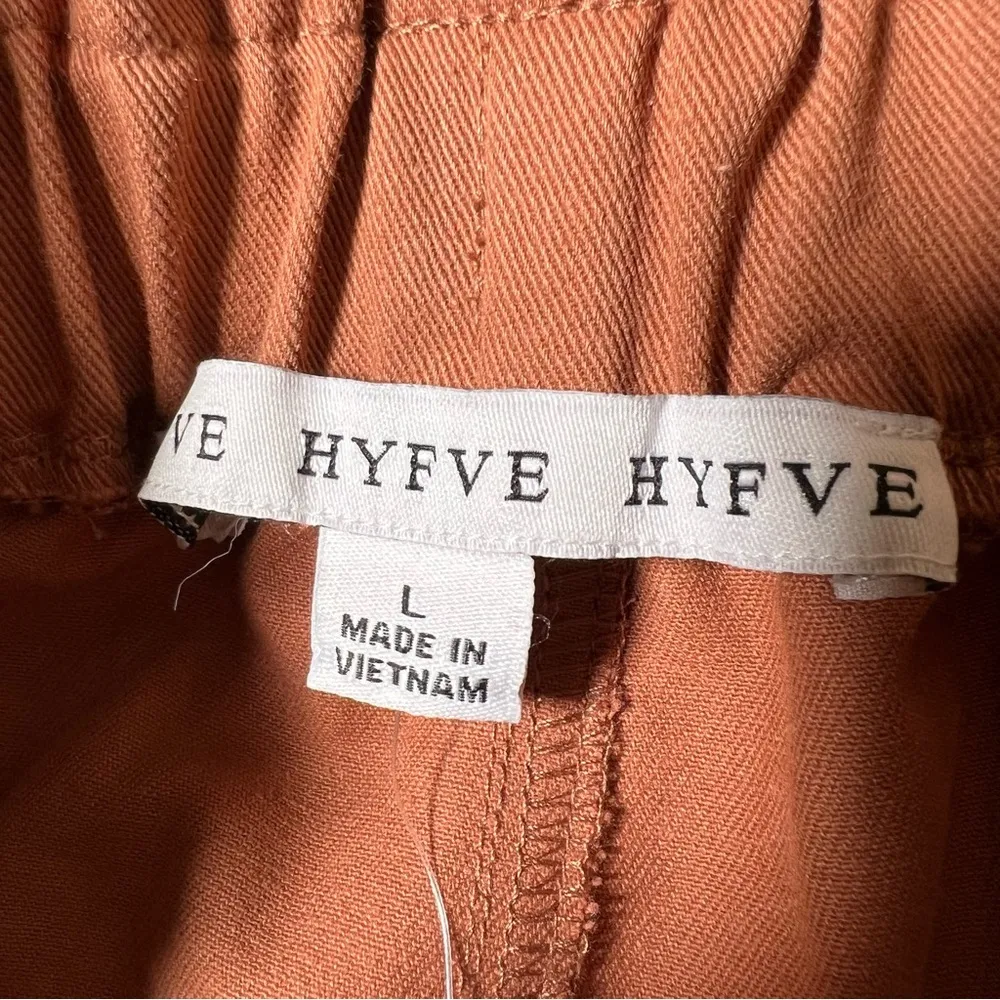 NWT Hyfve Dry Goods Burnt Orange Paperbag Cargo Shorts - Image 8