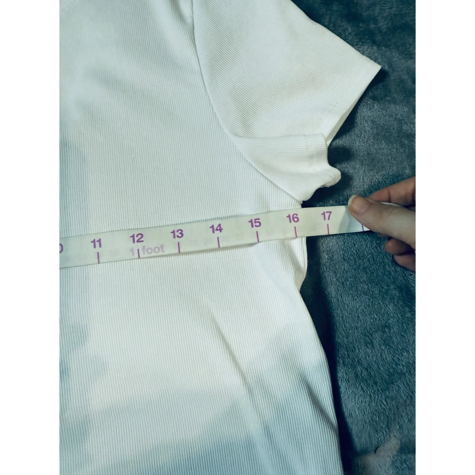 NWOT Madewell Size Large (Re)generative Cotton Ribbed Crewneck‎ Tee Causal Basic - Image 5