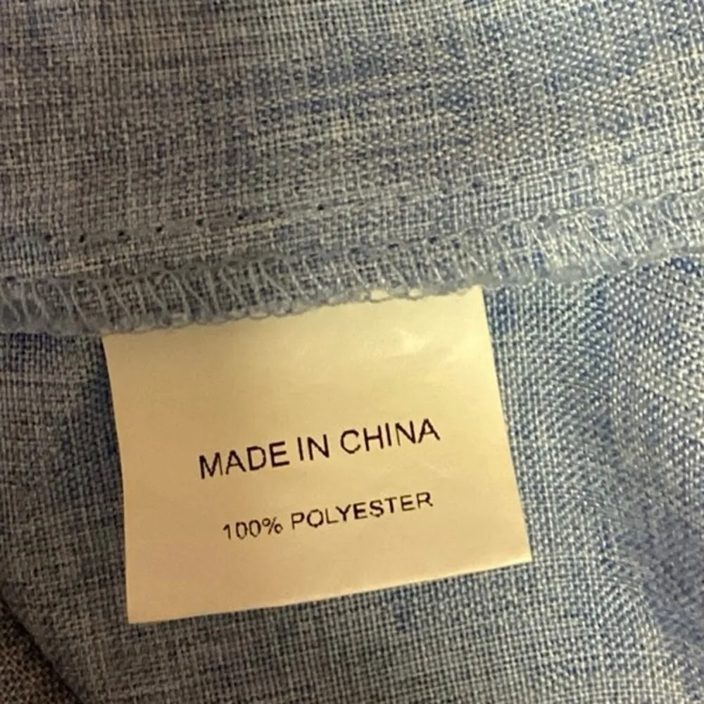 LK's Boutique Women's Blue Ruffle Frill Sleeves V - Image 4