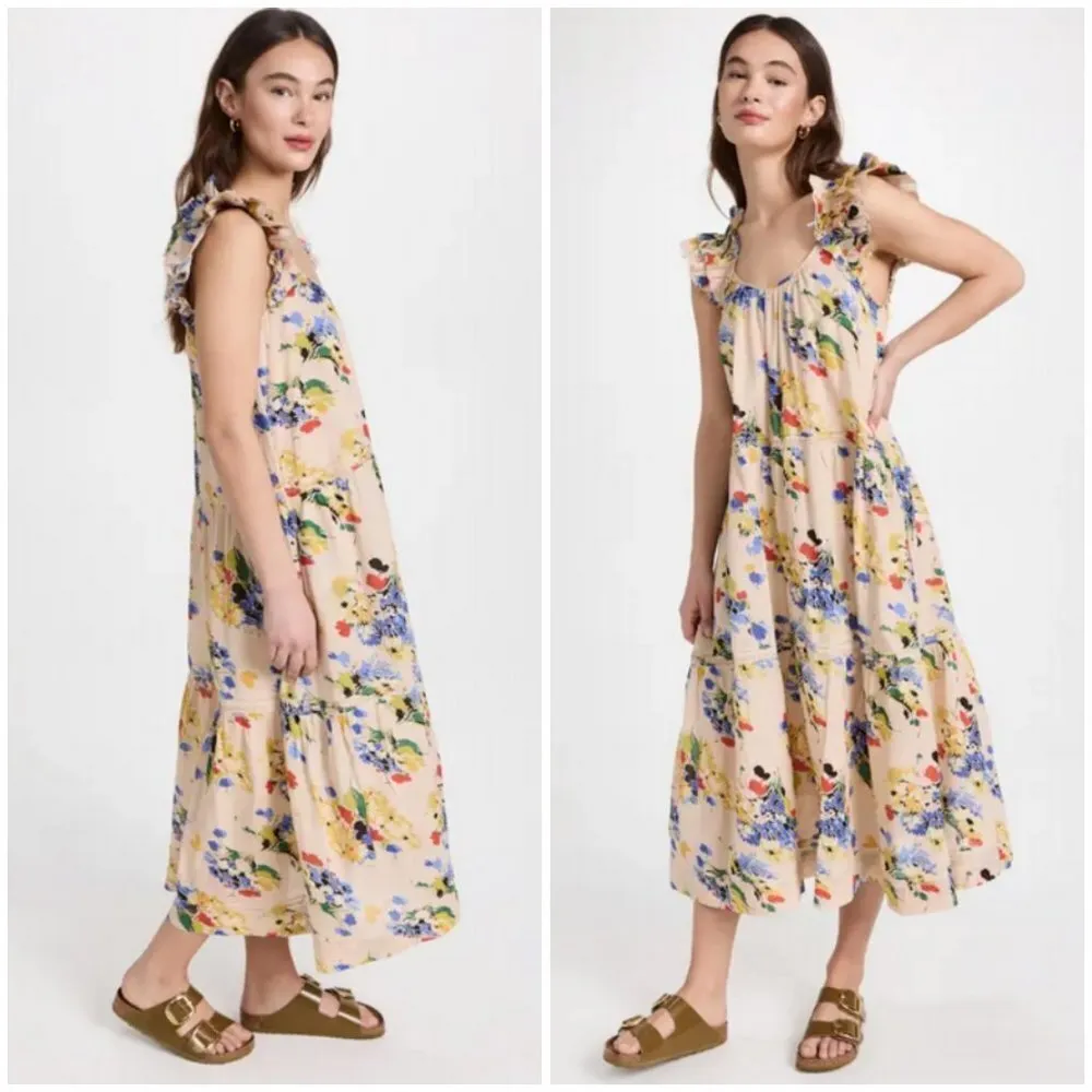 πTHE GREAT.π The Dove Dress ~ Bright Grove Floral Print Size 1 = Small - Image 8