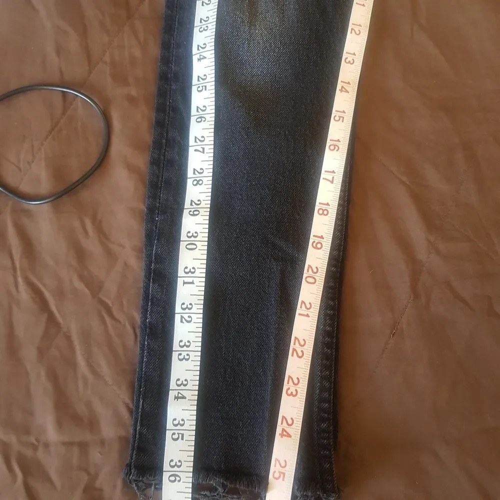 BDG Urban Outfitters Womens Jeans Distressed Frayed Sz 25 High Waist Skinny - Image 12