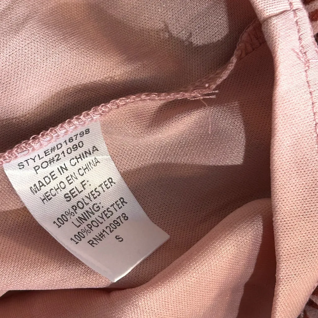 Homebody Boutique Womens Size Small The Sami Sassy Dress NWT ruffled Pink - Image 9