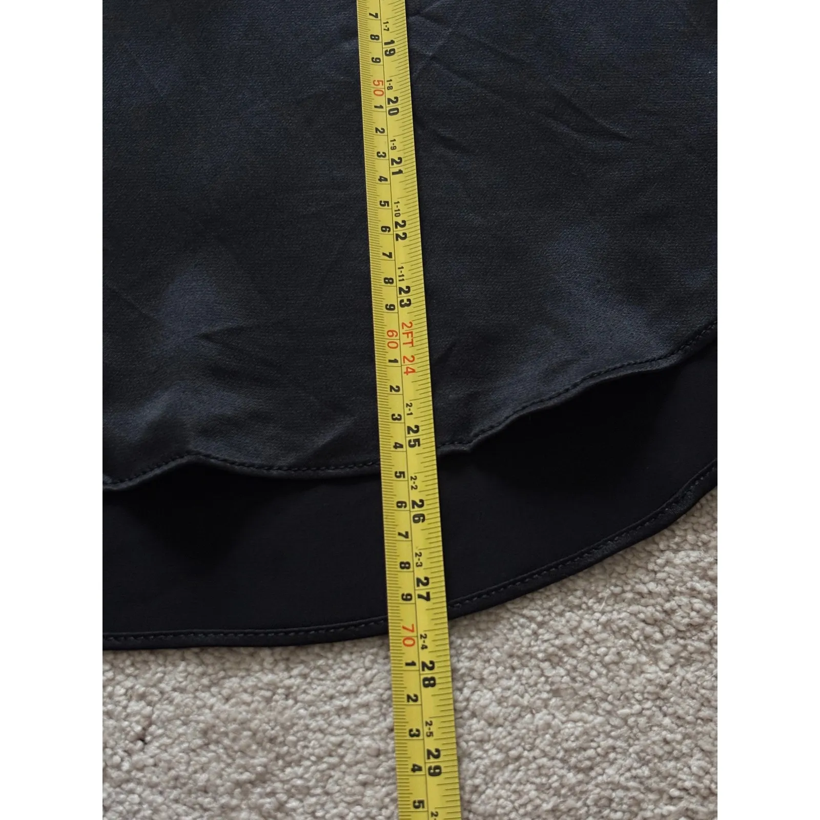 ZARA  Black Satin Button Down Long Sleeve Shirt - Image 7