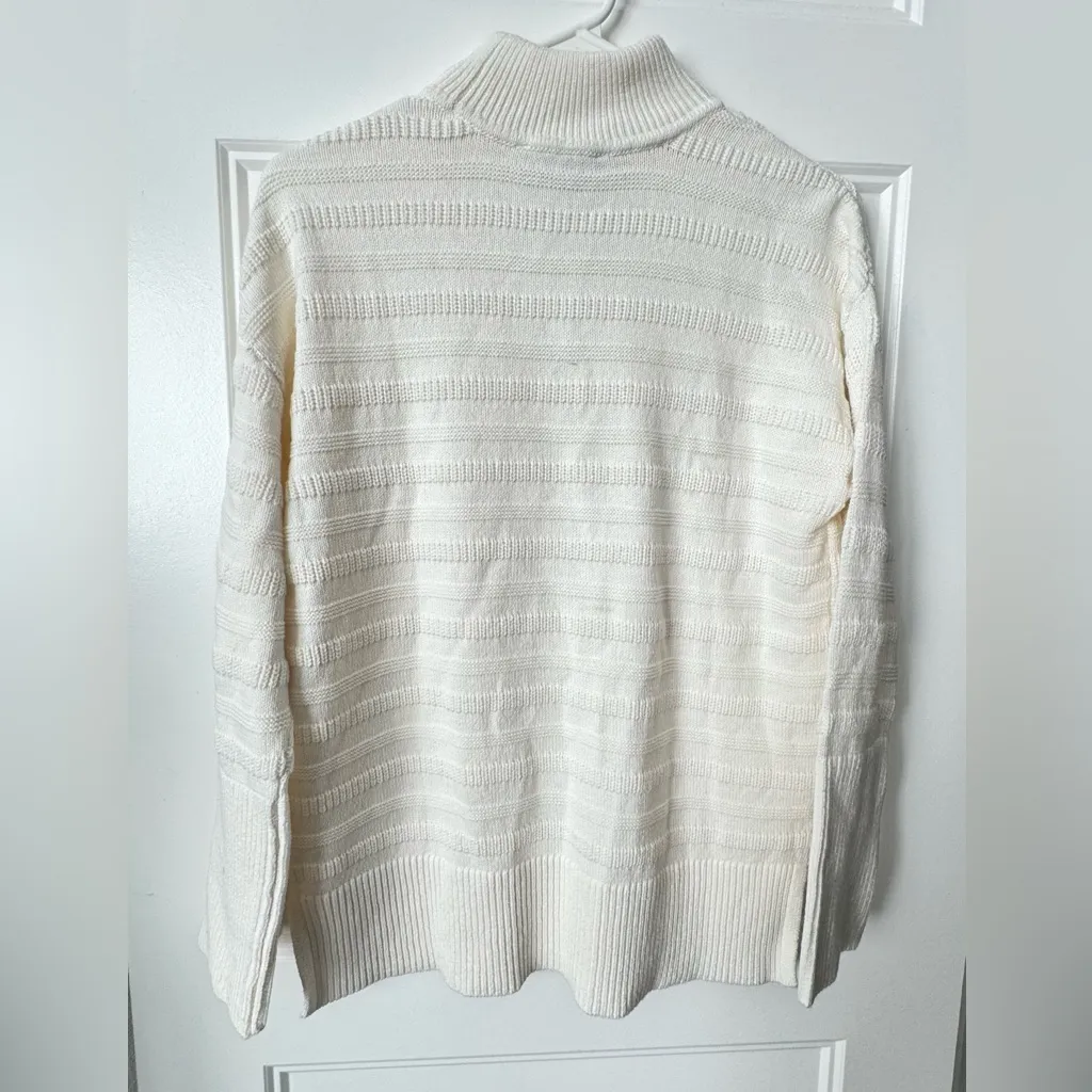 NWT Loft Knot Mock Neck Sweater 
Size Extra Small - Image 2