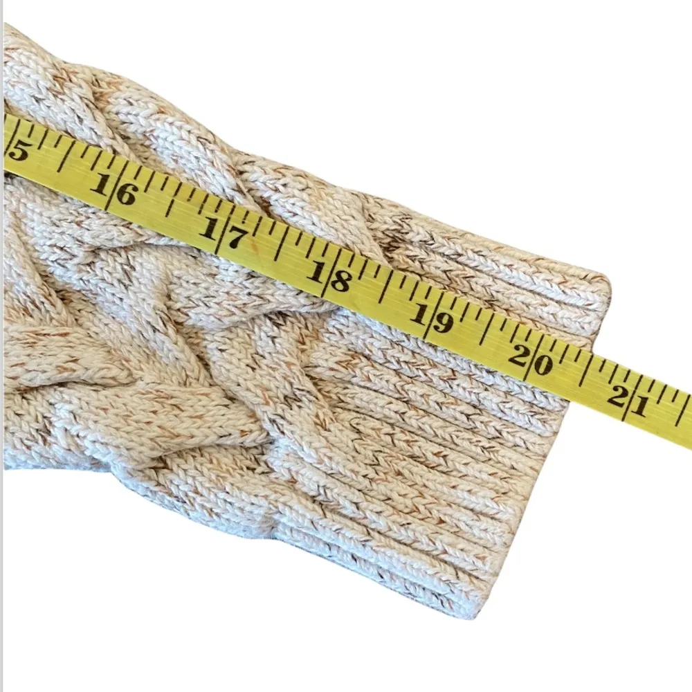 Lands’ End Drifter Ivory Sweater Size Medium Petite - Image 7