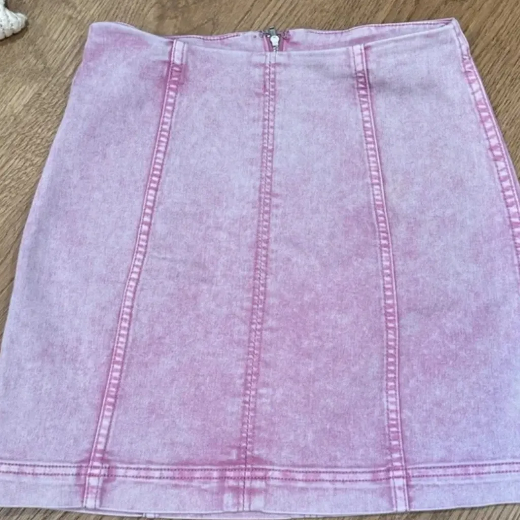 Free People Modern Femme Mini Skirt in Love Potion Sz 6 EUC $50R - Image 5