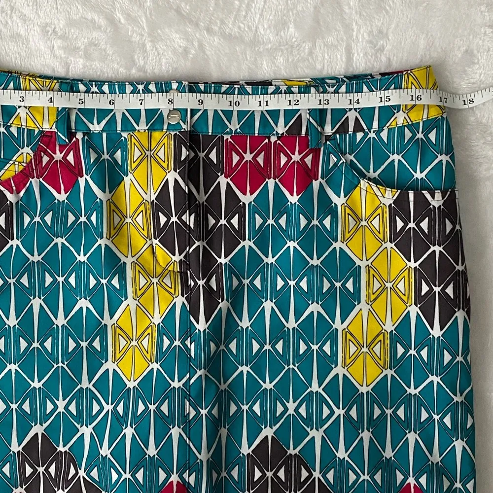 Slazenger Golf Tennis Skort Skirt Sz 8 Multi Color - Image 6