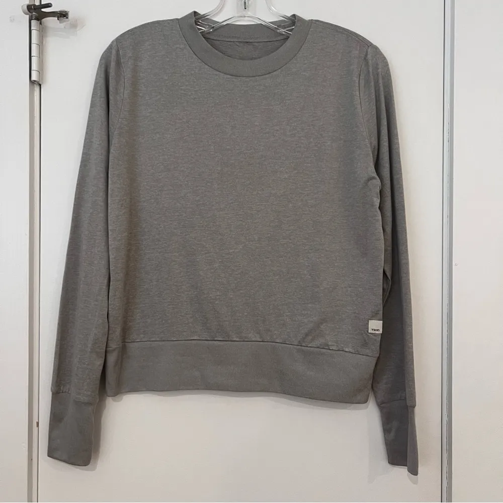 Vuori Daydream Crew Light Heather Grey - Image 3