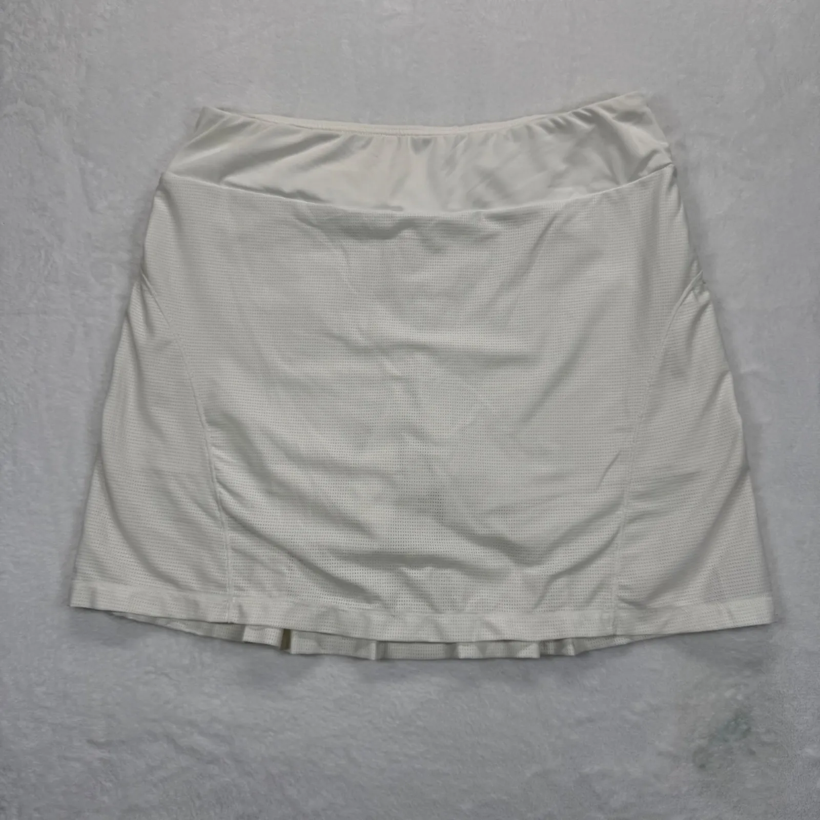 Peter Millar Golf Skort Athletic Wicking Pleated White Skirt Women's Size S - Image 2