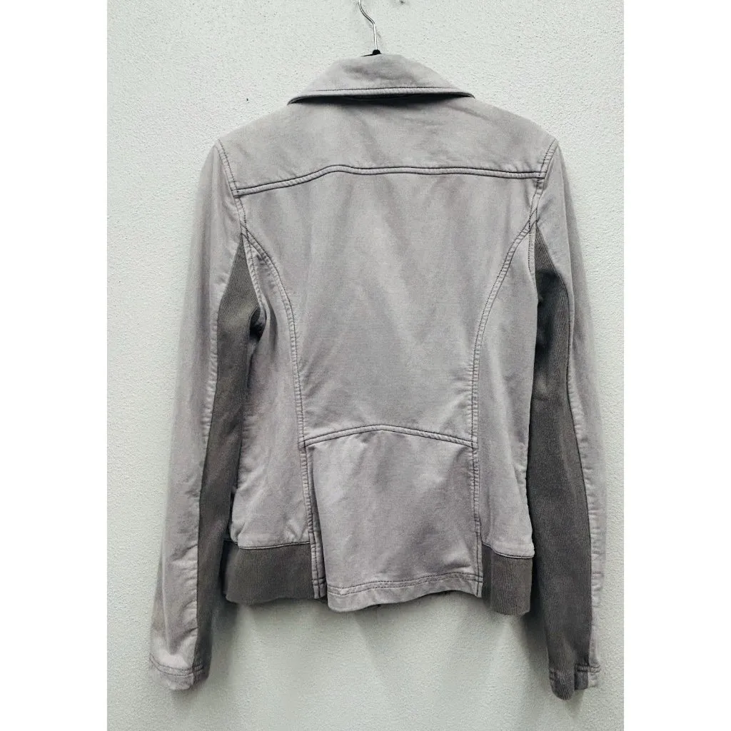 Marrakech Anthropologie Full Zip Moto Jacket Women’s XS Suede - Image 4