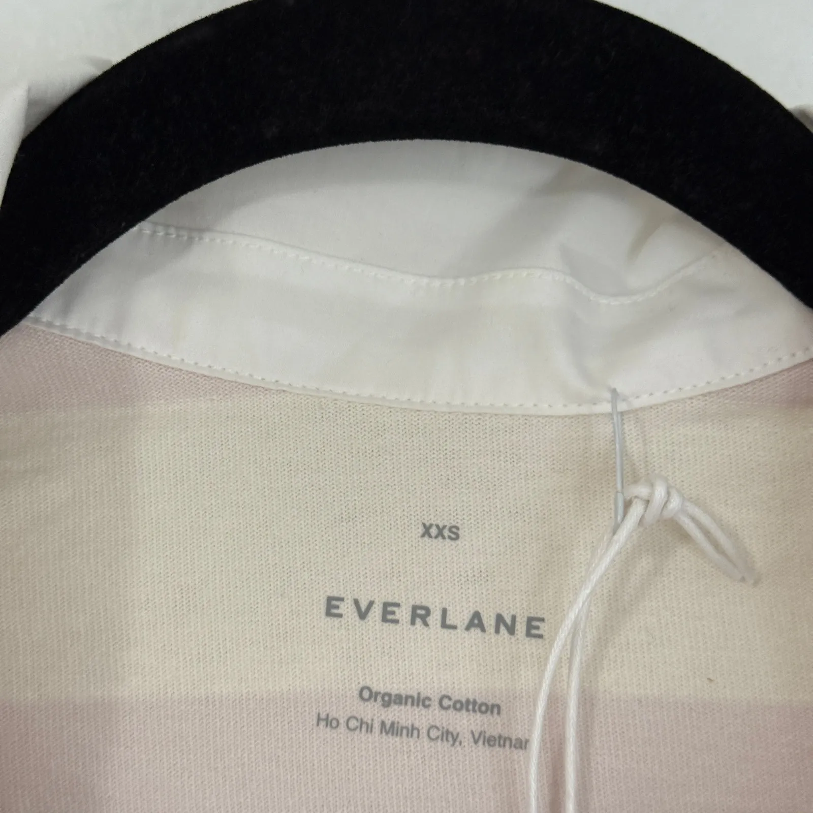 NWT Everlane The Oversized Rugby Striped Polo Shirt Purple Organic Cotton XXS - Image 8