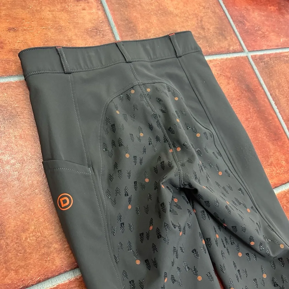 Dublin Vibrant Patterned Riding Pants Gray Size 26 - Image 10