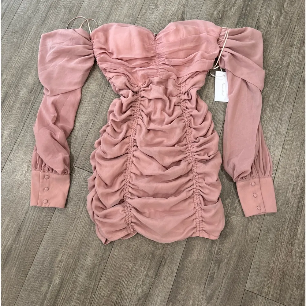 BOUTIQUE chiffon mini dress ✨ Pink Size L - Image 5