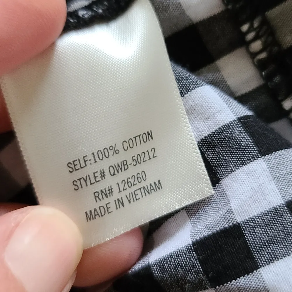 Blue Rair gingham shirt dress size xs - Image 7