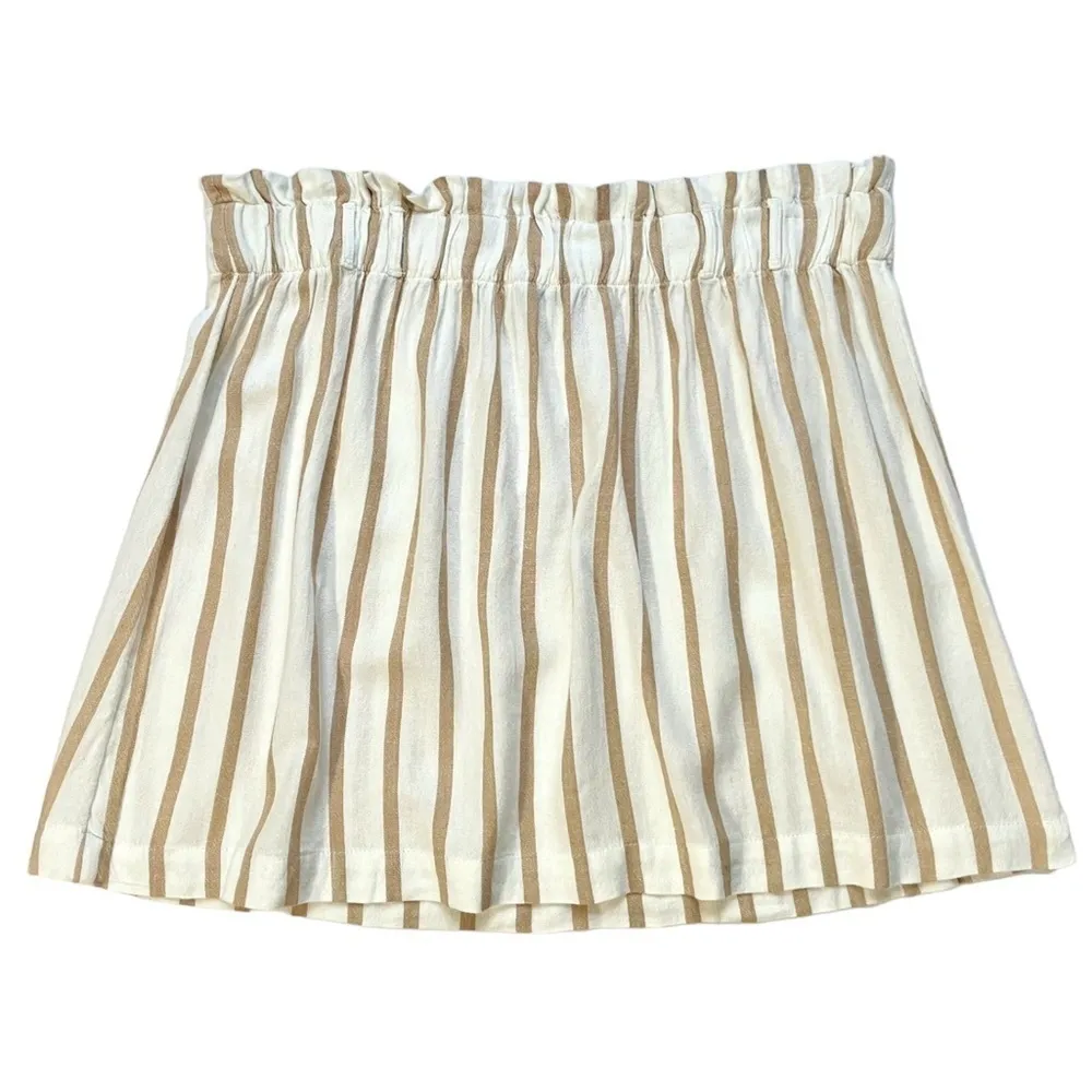 NWT American Eagle Outfitters Striped Linen Blend Skirt - Image 4