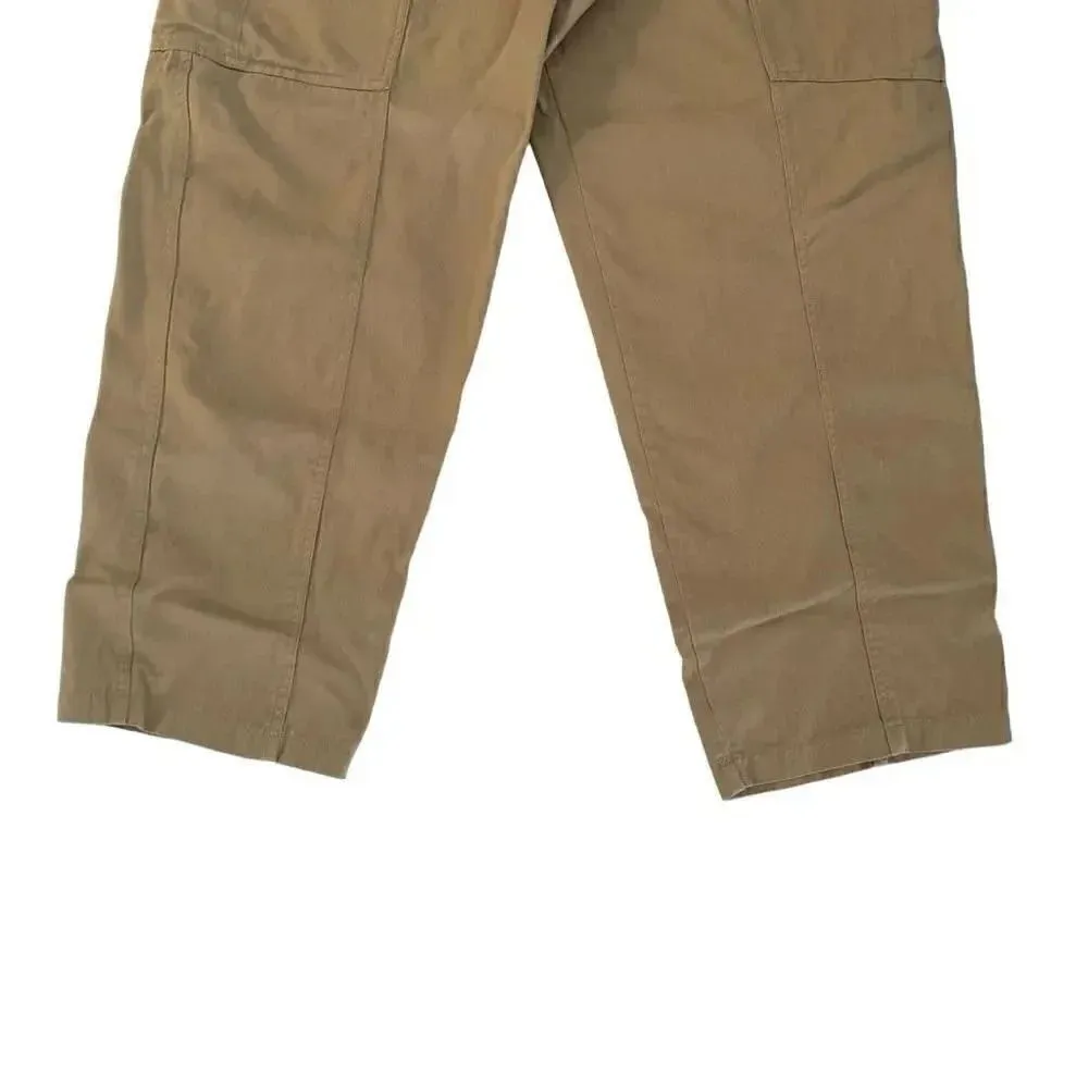 Bagatelle Collection Y2K High Rise Wide Leg Pull On  Beige Cotton SZ XL #1937 - Image 4