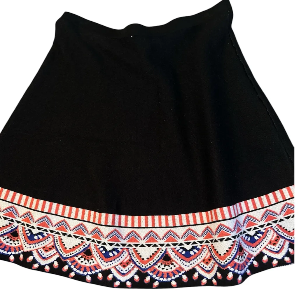 Spense Black knit skirt Rayon blend Size M Size M - Image 4