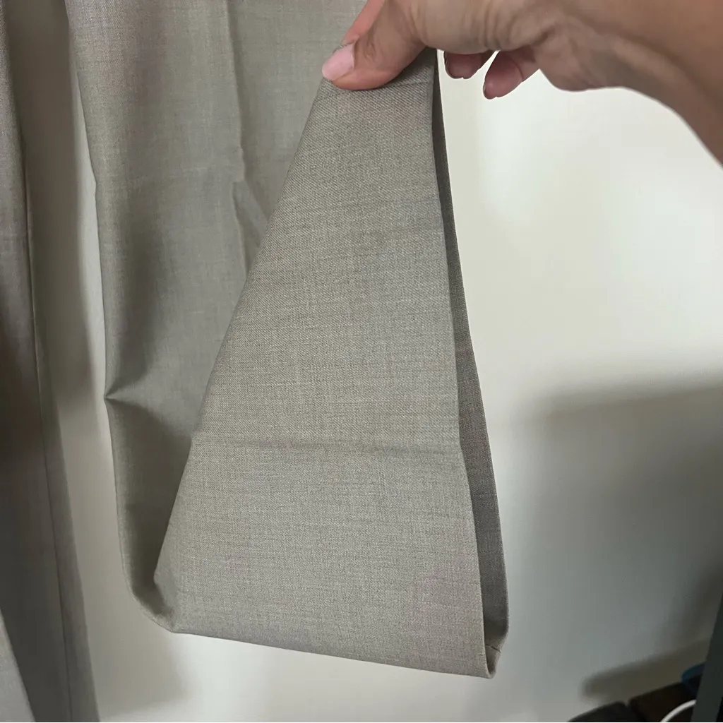 Coldwater Creek Natural Fit Pants Size 14 – Stretch Flannel Bootcut Trousers,Tan - Image 4