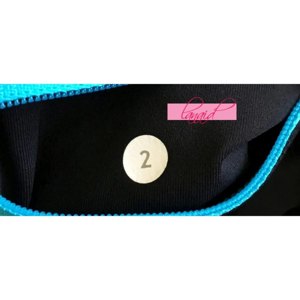 Lulu Top Speed Crops Animal Print Skinny Running Exercise Yoga Colorblock Tights - Image 7