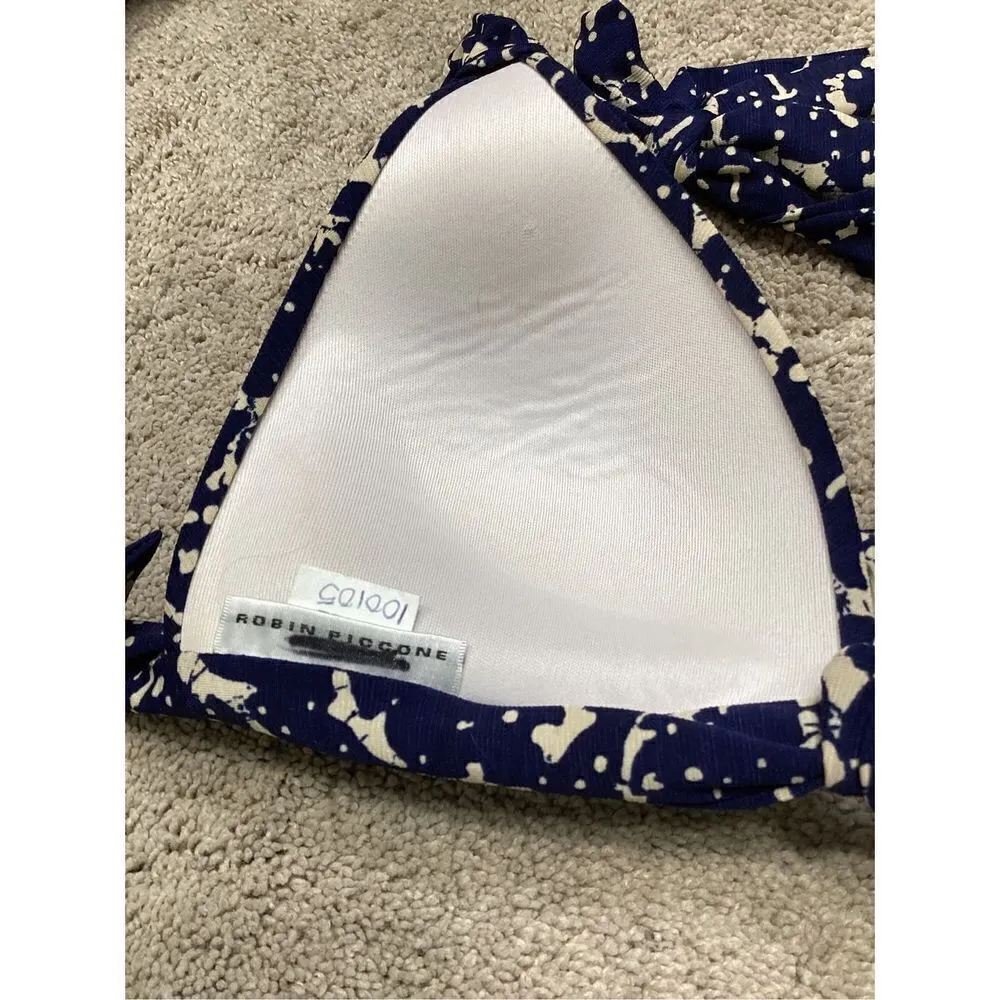 New. Robin Piccone navy and cream bikini. Retails $89 - Image 6