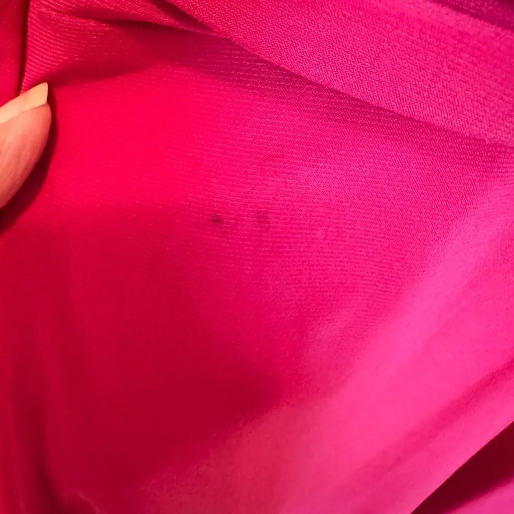 Jessica Howard Size 16 Midi Lined V-Neck Wrap Top Short Sleeve Dress Pink - Image 6