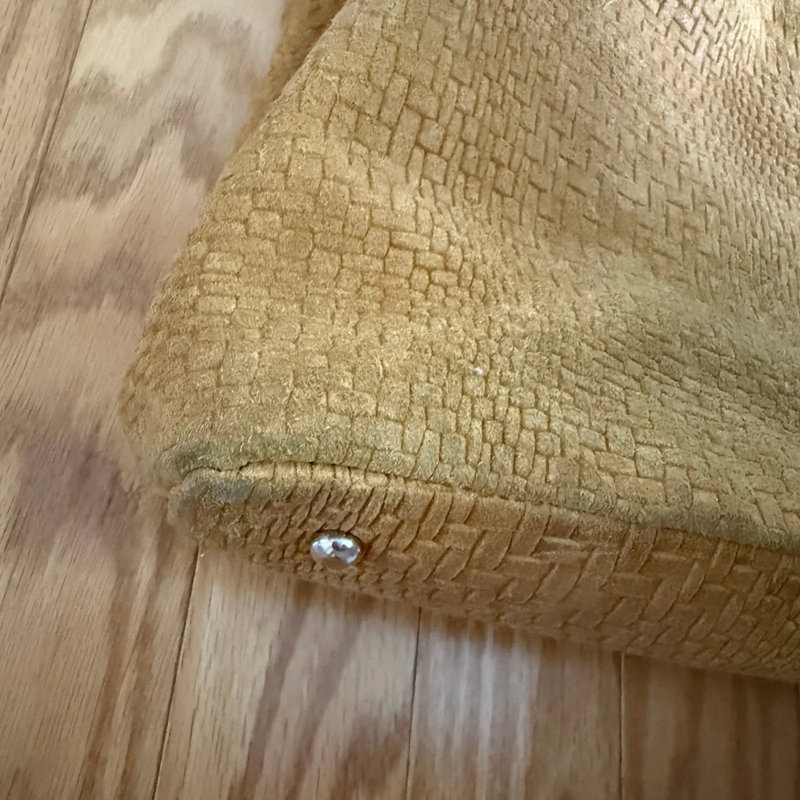 Fiori‎ Italian Leather Hobo Bag Woven Convertible Shoulder Bag Large Brown - Image 12