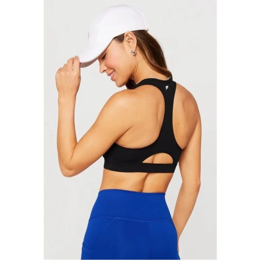 Fabletics Essential Sports Bra Womens Size XS‎ Black Athletic Activewear New - Image 2