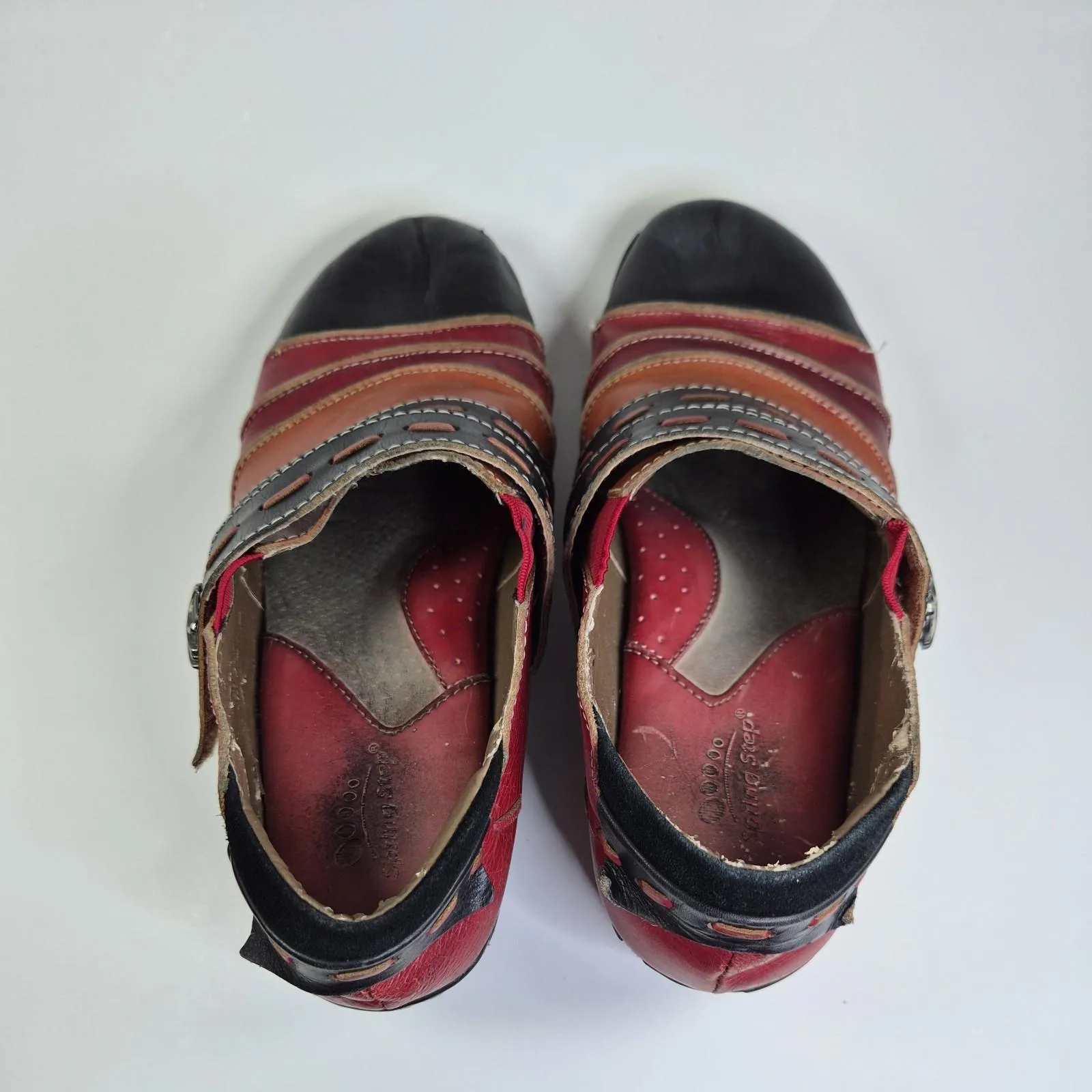 L’artiste Spring Step Leather Clog Mules Comfort Sz 40 Us 9 - Image 6