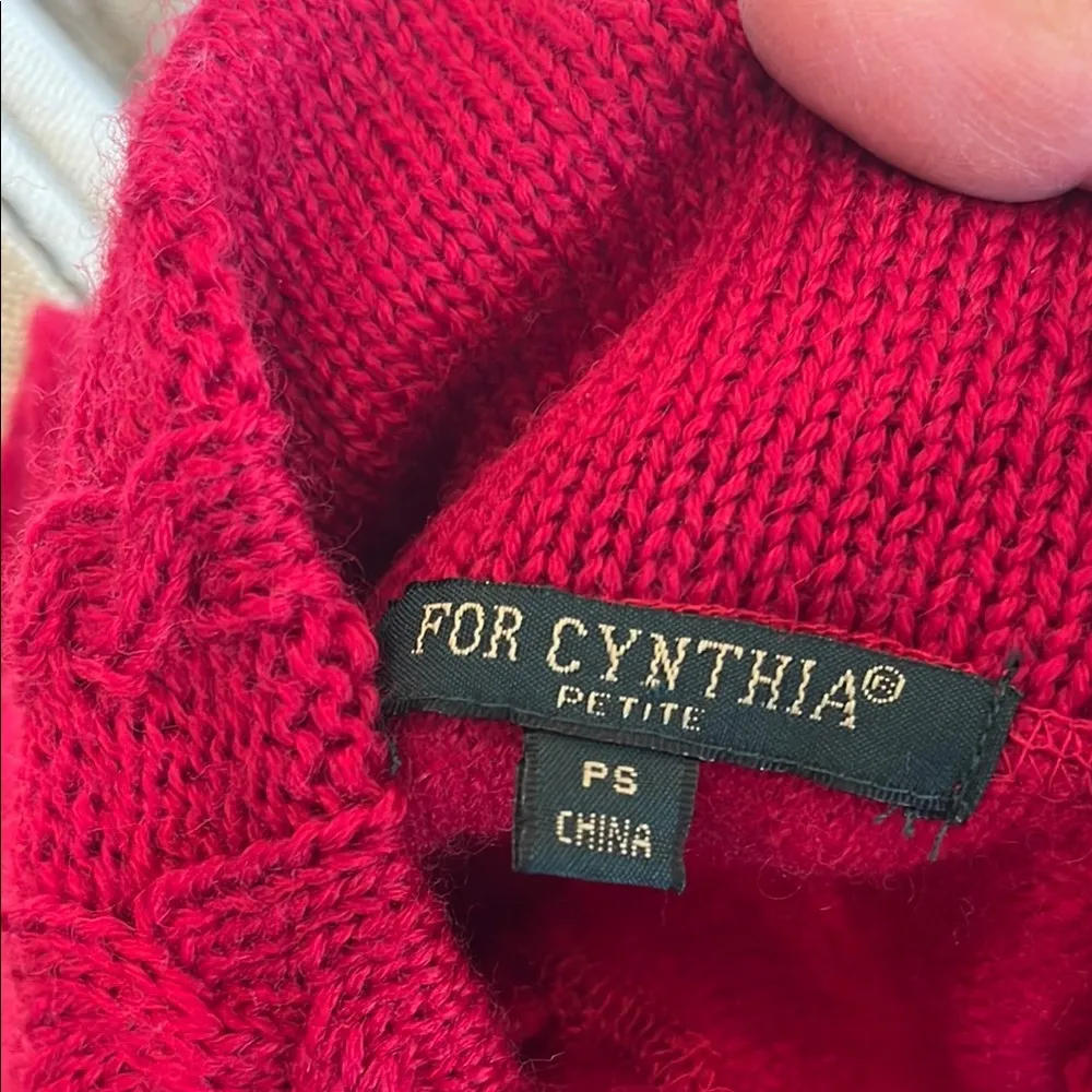 For Cynthia Red Cape with High Collar and Wide Sleeves - Image 10