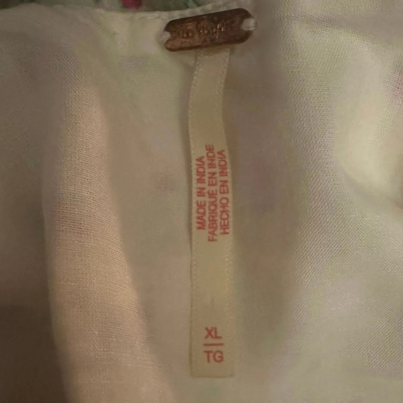 Free People Dainty Western Prairie Sweet Hearts Midi Dress in Ivory Combo XL - Image 14