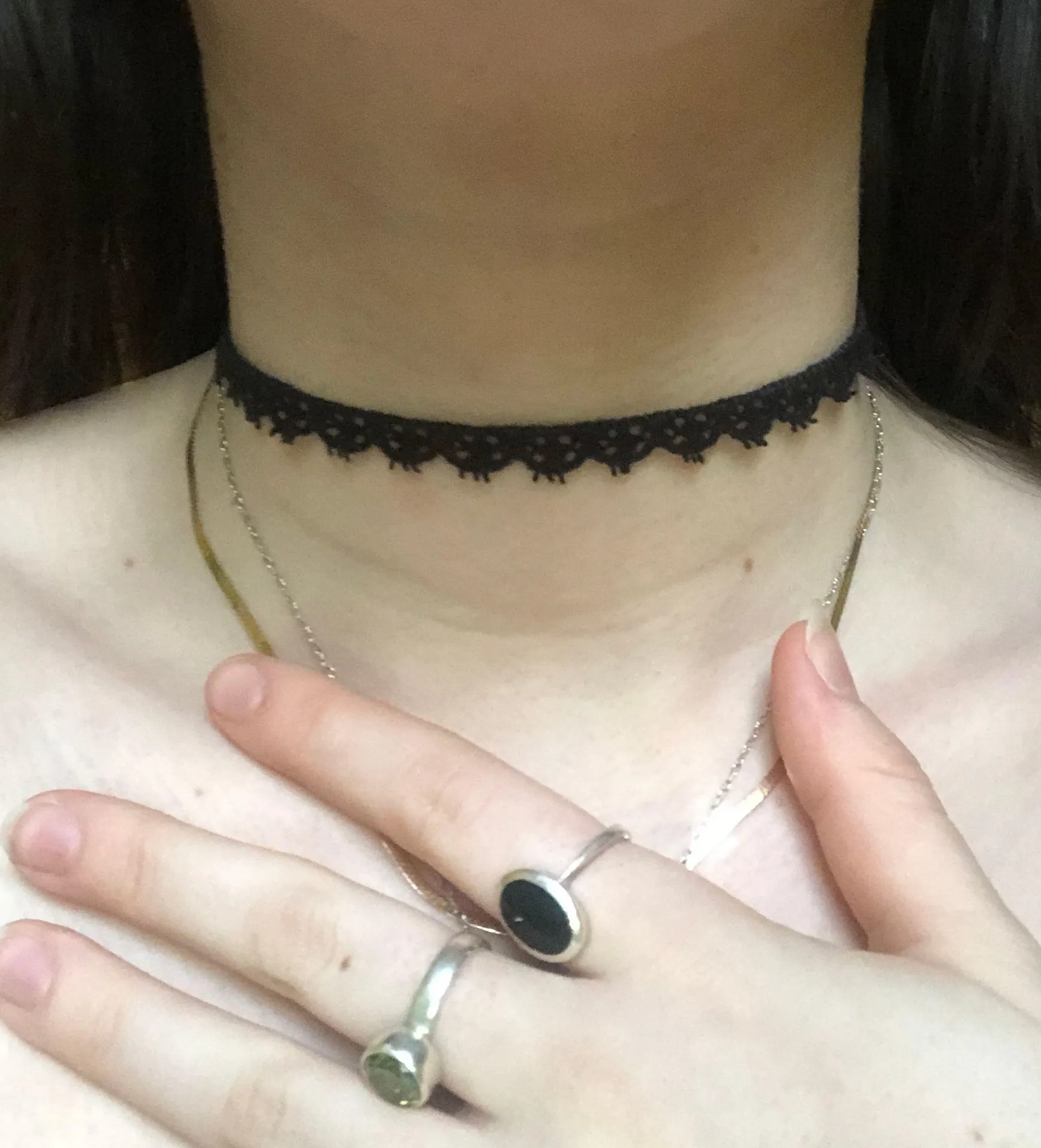 Black Lace Choker - Image 2