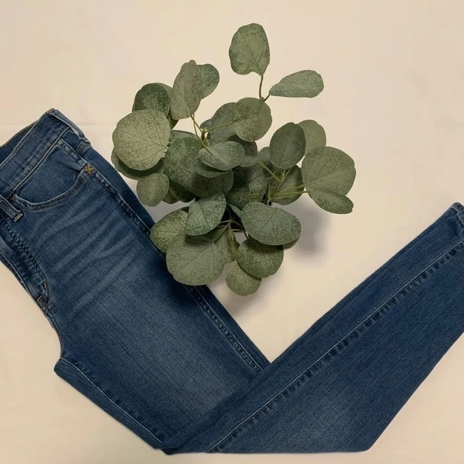 Madewell Jeans Roadtripper Authentic Skinny‎ Denim High Rise Faulkner Wash 25" # - Image 3