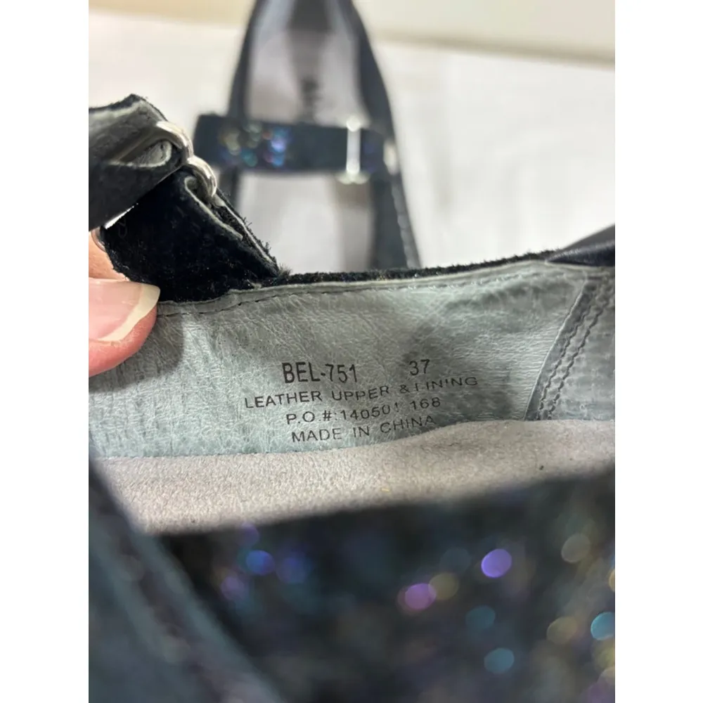 Women's Alegria Mary Janes Size 37 Black Multi - Image 3